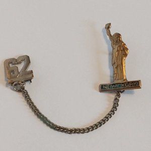 1964 Statue of Liberty/New York tie pin